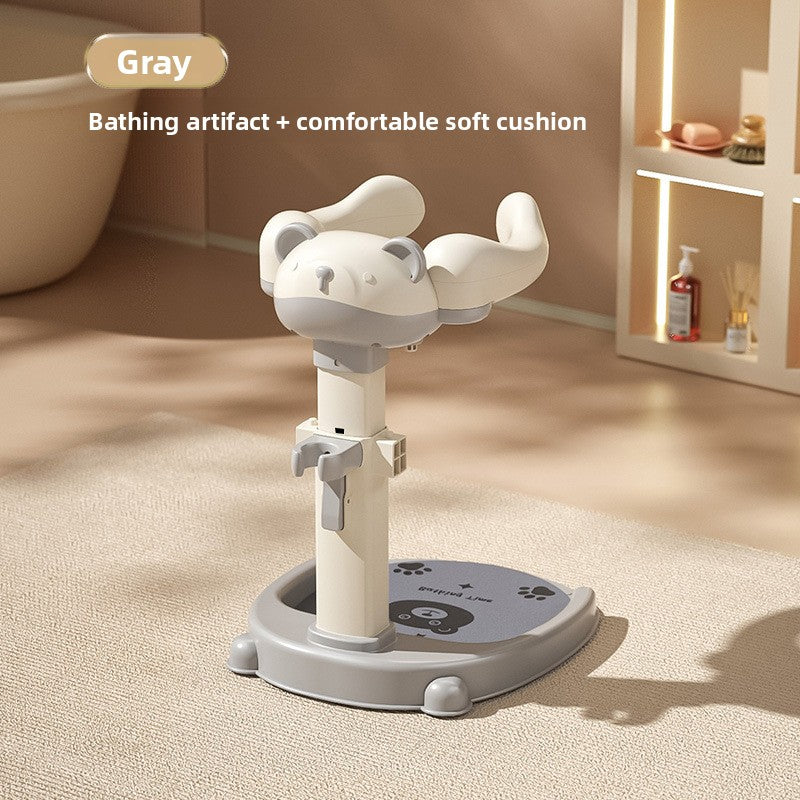 Adjustable Height Baby Standing Bath Tub