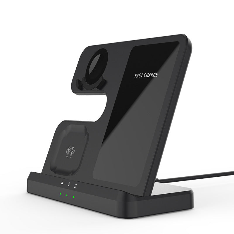 Triple Wireless Charging Stand for Phone Watch Earbuds
