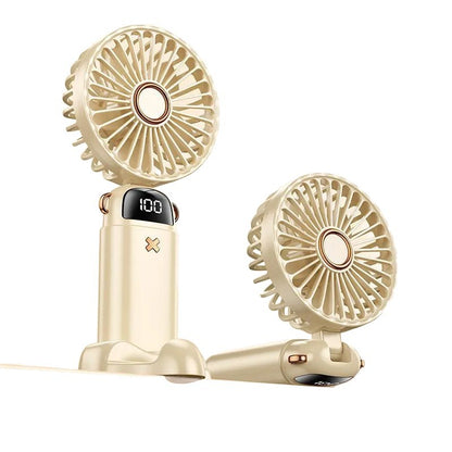 Portable USB Desktop Fan with Neck Strap