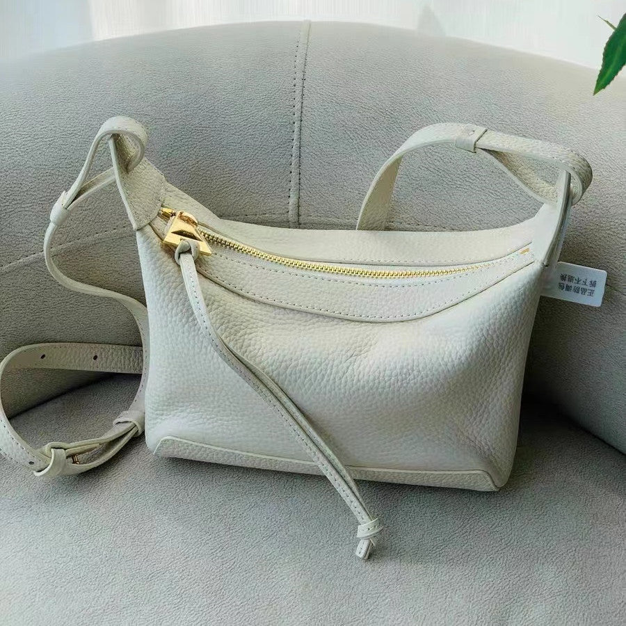 MYTASTE Kite Series Genuine Leather Crossbody Bag