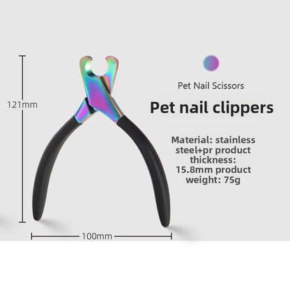 Stainless Steel Pet Nail Clippers for Dogs and Cats