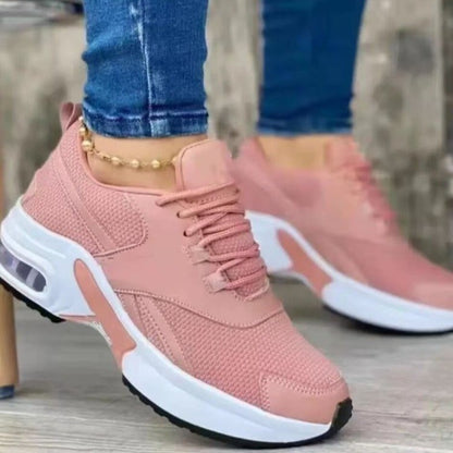 Women Platform Lace-up Casual Sneakers