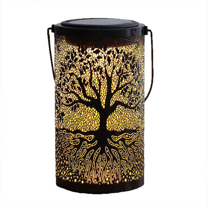 Solar Powered Tree Projection Garden Light