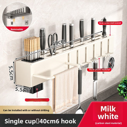 Wall Mounted Kitchen Knife and Utensil Holder