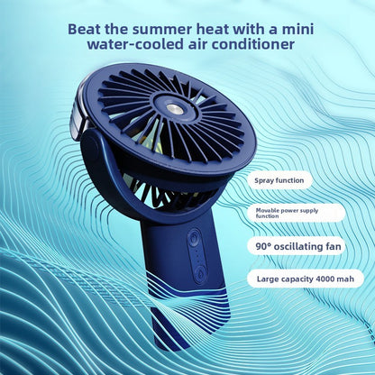 Rechargeable Handheld Humidifier Fan with USB