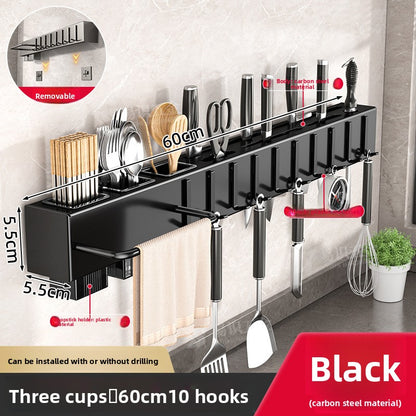 Wall Mounted Kitchen Knife and Utensil Holder