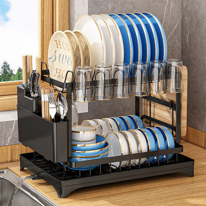 Kitchen Bowl and Plate Storage Rack
