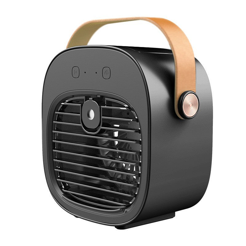 Rechargeable Handheld Humidifier Fan with USB
