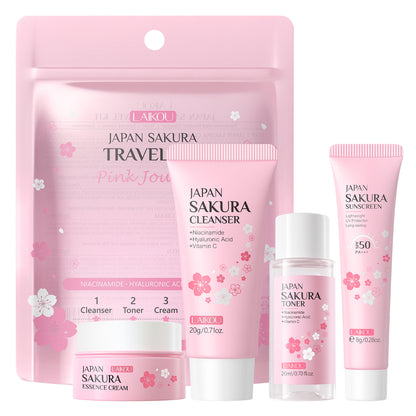 Lecco Sakura Skincare Travel Set