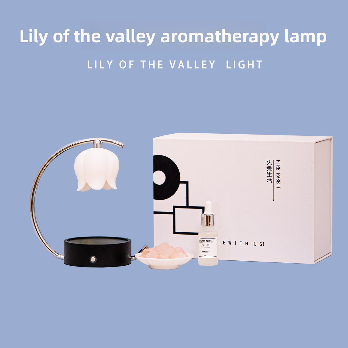Lily of the Valley Aromatherapy Night Light with Essential Oil