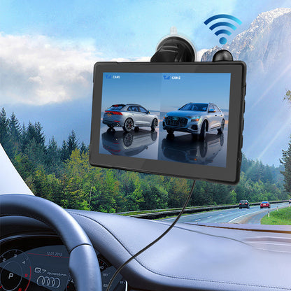 7inch Solar Wireless Car Monitor with Night Vision