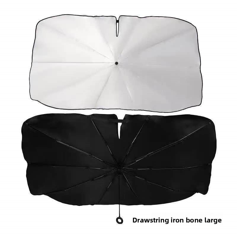Pull Rope Car Windshield Sunshade
