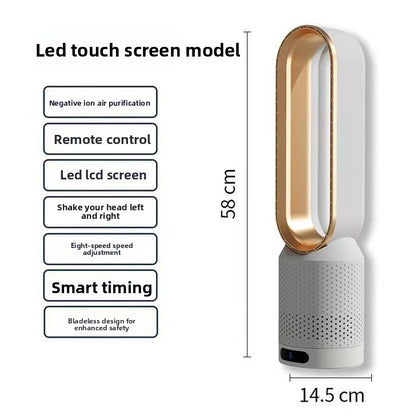 Air purification floor-mounted remote control fan