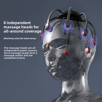 Octopus Head Massager with Vibration Therapy