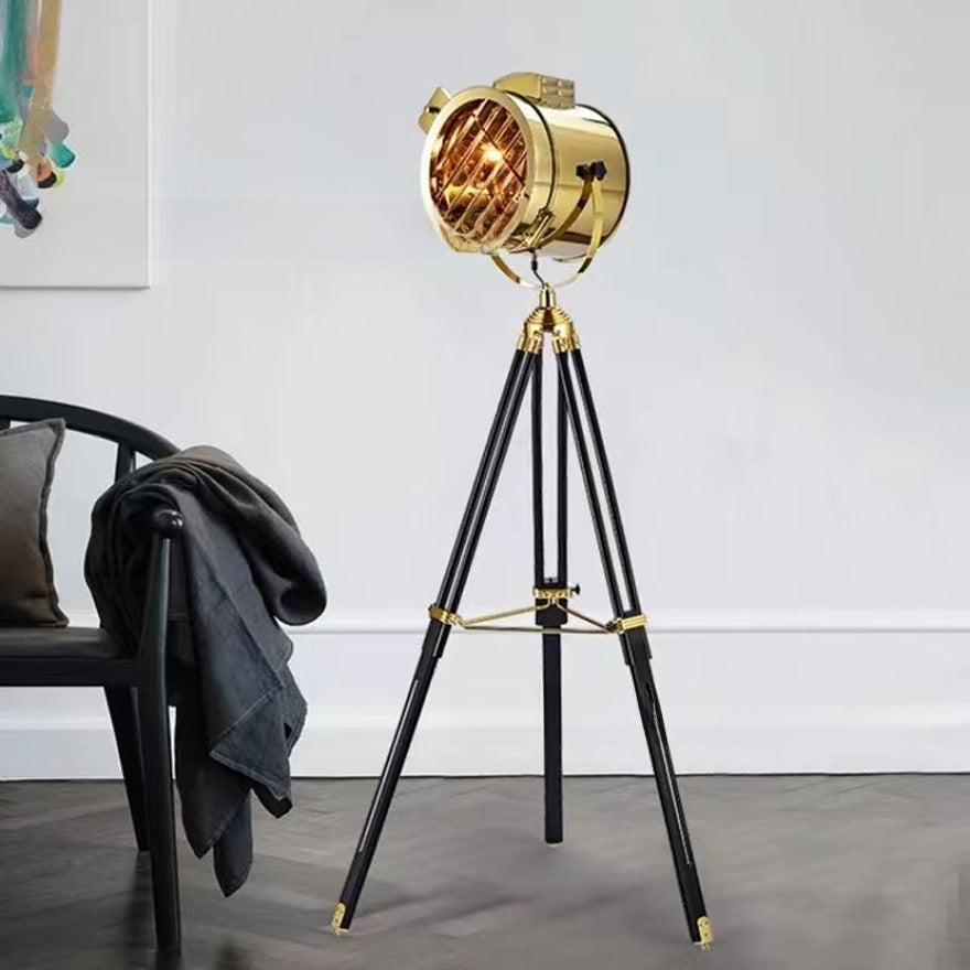 Adjustable LED Floor Lamp with Tripod Base