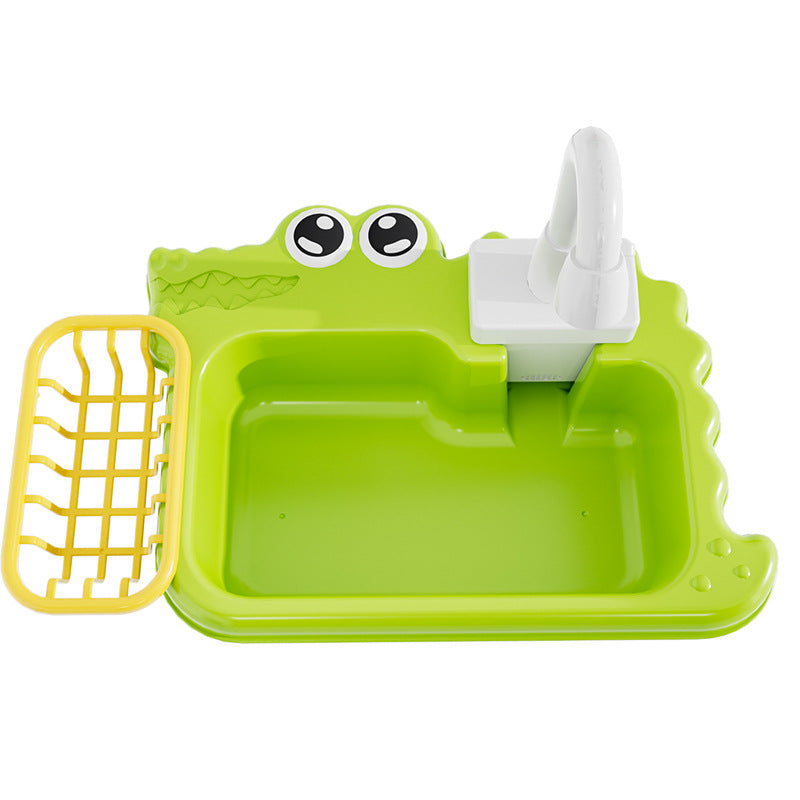 Childrens Electric Dishwashing Play Set