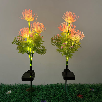 Solar Flower Ground Light Outdoor Decorative Lamp