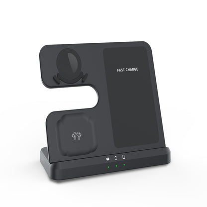 Triple Wireless Charging Stand for Phone Watch Earbuds
