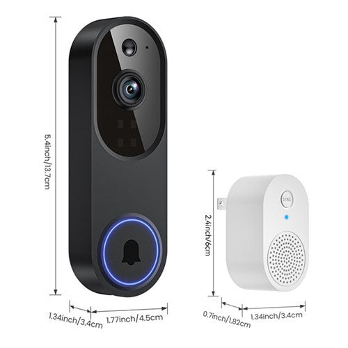 Smart Wireless Video Doorbell with Night Vision
