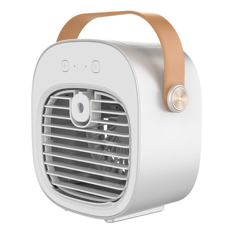 Rechargeable Handheld Humidifier Fan with USB