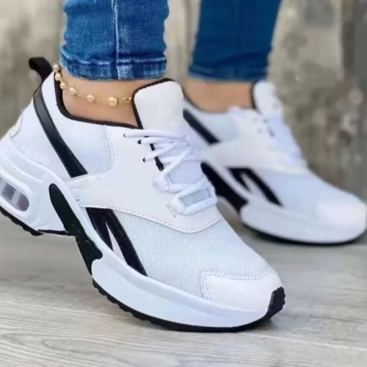 Women Platform Lace-up Casual Sneakers