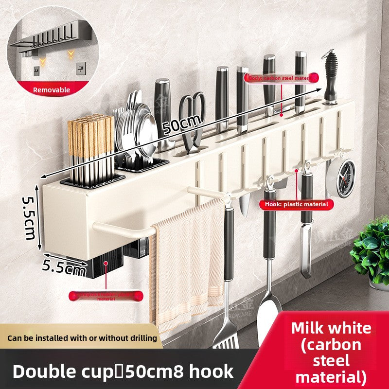 Wall Mounted Kitchen Knife and Utensil Holder