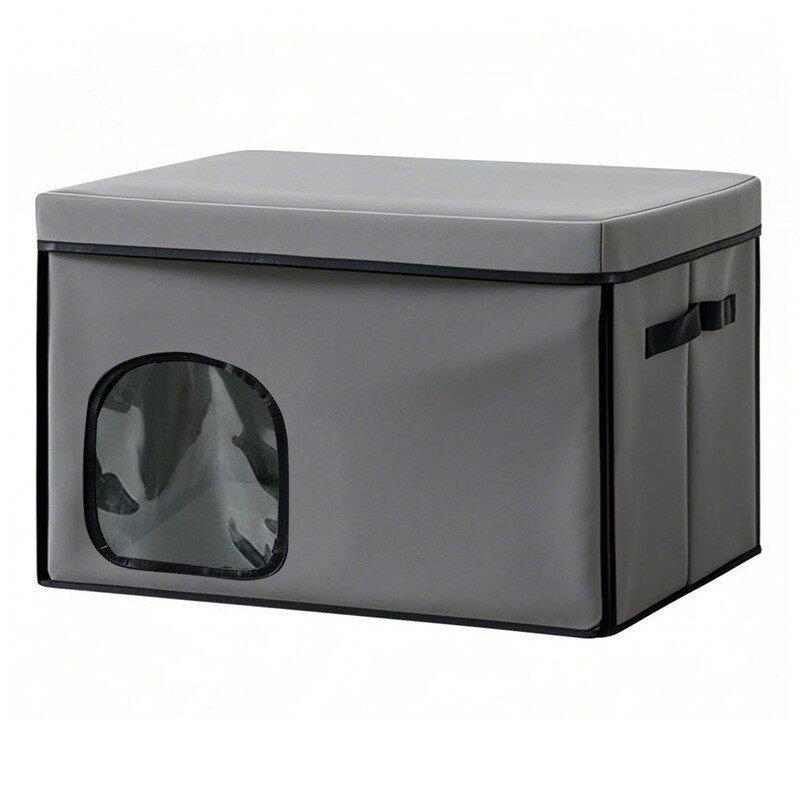 Enclosed Pet Cooling Bed with Ice Compartment