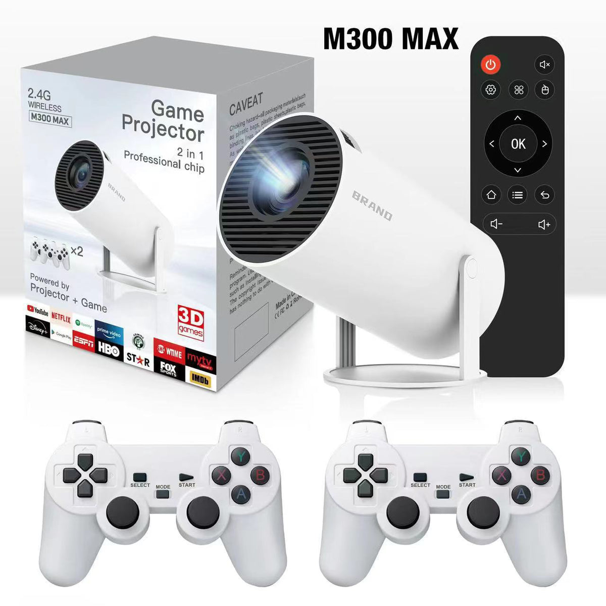 Android 4K Wireless Portable Projector