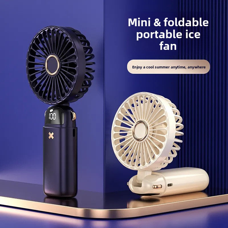 Portable USB Desktop Fan with Neck Strap