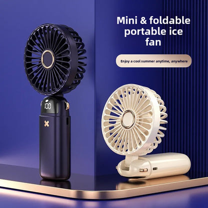 Portable USB Desktop Fan with Neck Strap
