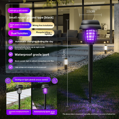 Solar Mosquito Repellent Lamp with LED Lighting