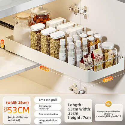Pull-out Kitchen Cabinet Storage Drawer Organizer