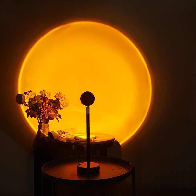 Sunset Rainbow Projection Atmosphere Light