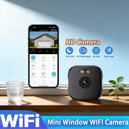 Smart Window IP Camera 2K HD WiFi Monitor