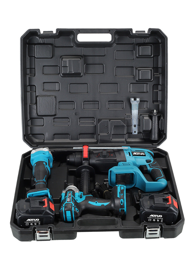Brushless Lithium Power Tool Set with Multiple Attachments