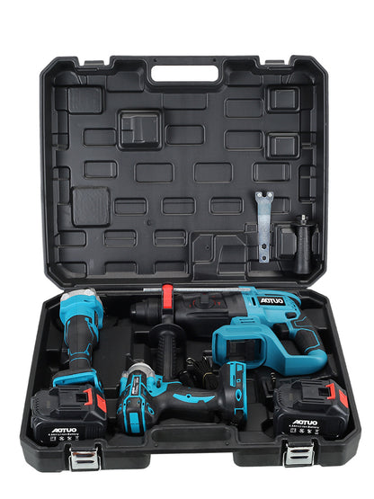 Brushless Lithium Power Tool Set with Multiple Attachments