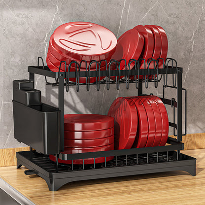Kitchen Bowl and Plate Storage Rack