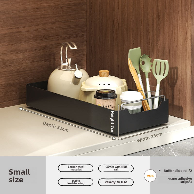 Pull-out Kitchen Cabinet Storage Drawer Organizer