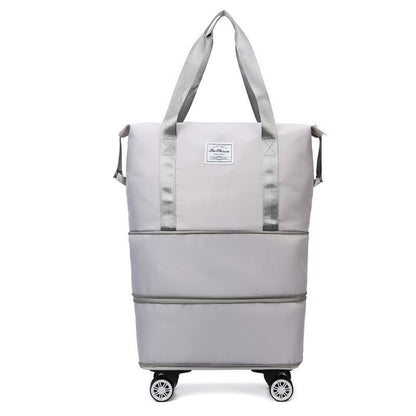 Large-capacity expandable luggage bag