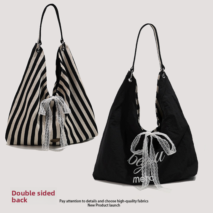 Double-sided single-shoulder bag