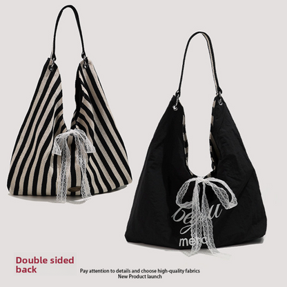 Double-sided single-shoulder bag