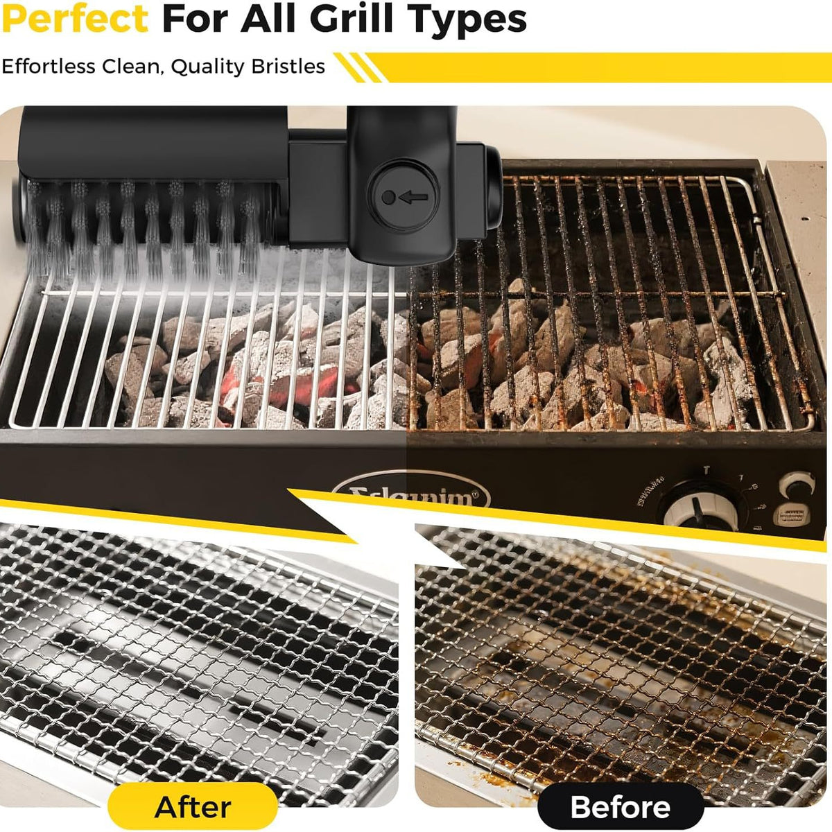 Electric Barbecue Grill Cleaning Brush